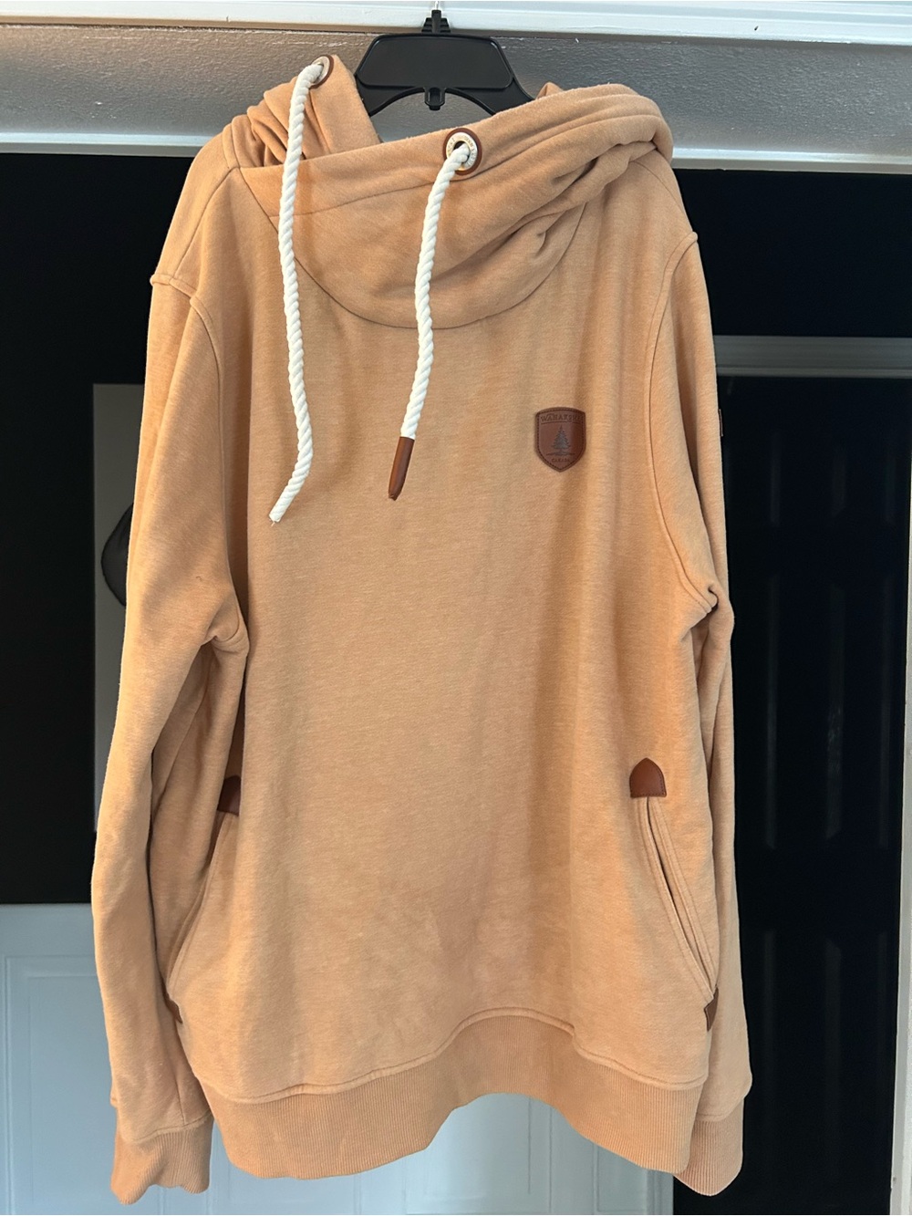 Wanakome Peach Drawstring Hooded Sweater